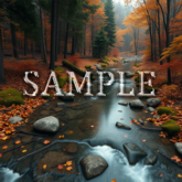 [ Autumn Forest River ] A