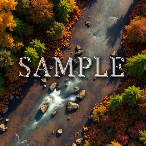 [ Autumn Forest River ] B