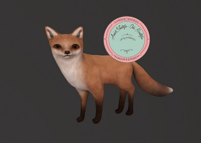+Half-Deer+ Red Fox - Watchful