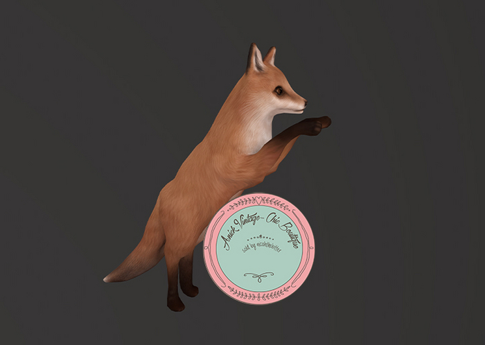 +Half-Deer+ Red Fox - Spying