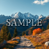 [ Autumn mountain path ] D