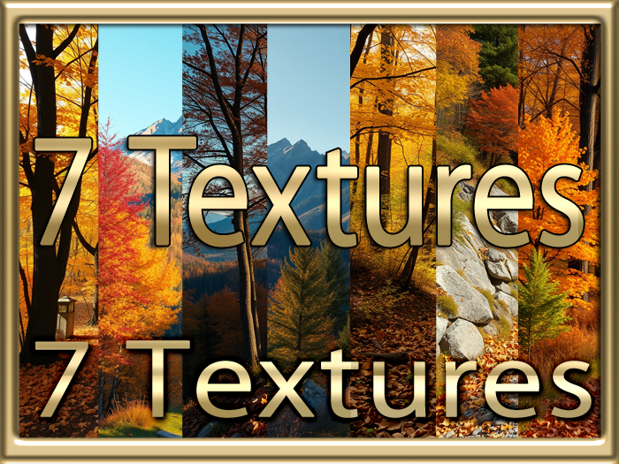 [ Autumn mountain path ] 7 Textures