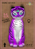 MEGAPUSS: KittyCatS Box - Tiger! - Purple Kiwi - MegaPuss