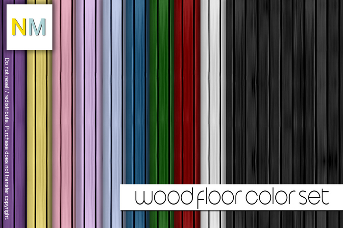 Wood Floor Color Set Textures NM
