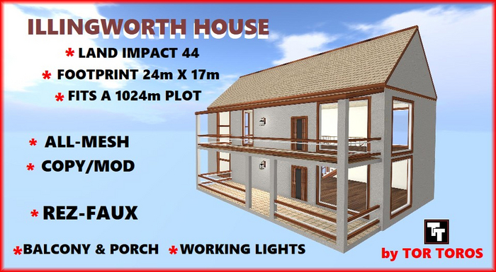 ILLINGWORTH HOUSE 44Li 24m X 17m (Boxed)