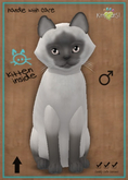 MEGAPUSS LEMON: KittyCatS Box - Siamese - Blue - MegaPuss Lemon