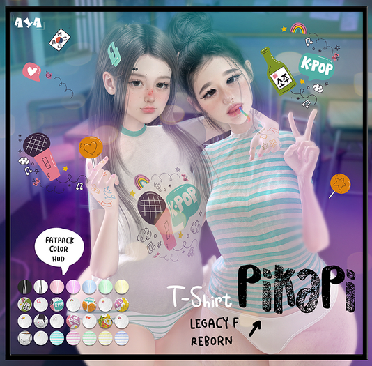 *aya T-Shirt Pikapi COLOR 07 Reborn Legacyf