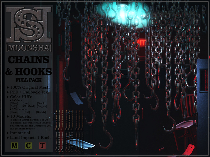 [MoonSha] Chains & Hooks - Full Pack
