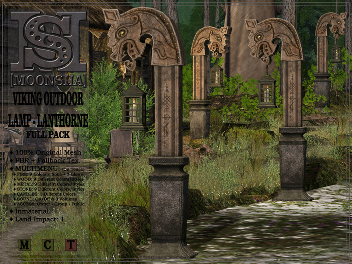 [MoonSha] Viking Outdoor Lamp - Lanthorne - FP