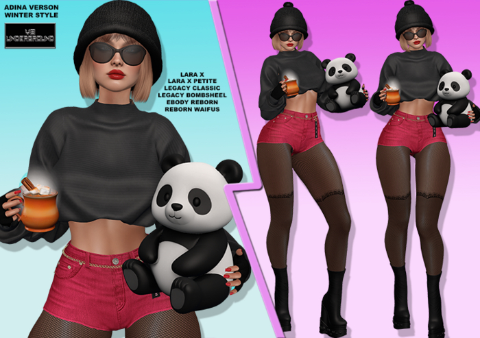 **DEMO**ADINA VERSON WINTER STYLE COMPLETE OUTFIT**