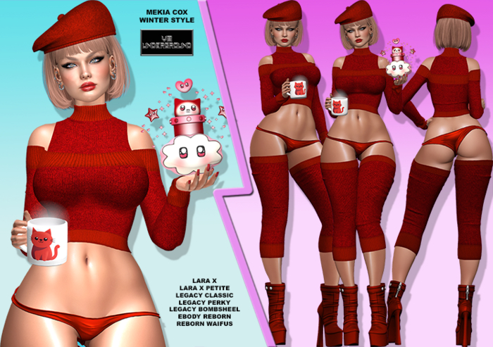 **DEMO**MEKIA COX WINTER STYLE COMPLETE OUTFIT**