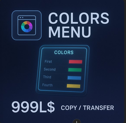 [Full Perm Script] Colors Menu