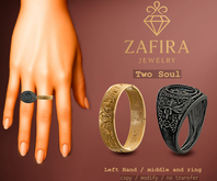 ZAFIRA DEMO - Ring Set - Two Soul