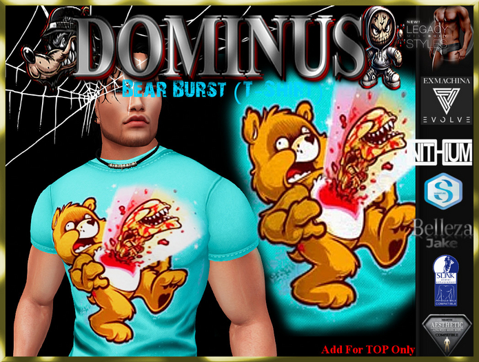 ~DOMINUS~Bear Burst (T-Shirt)  (ADD)