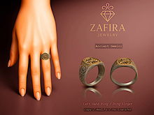 ZAFIRA DEMO - Ring - Ancient Gemini