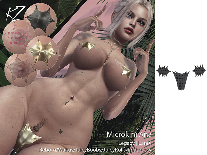 KZ Microkini net-heart Ana Black