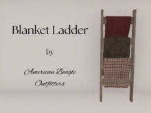 ABO - Blanket ladder - seasonal reds