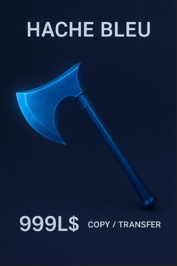 HACHE BLEU 