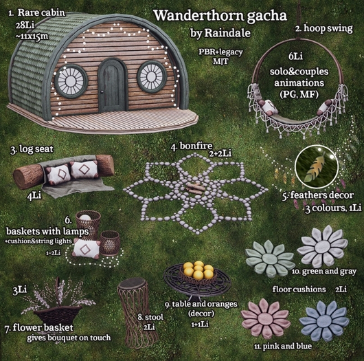 1. Raindale - Wanderthorn cabin - RARE