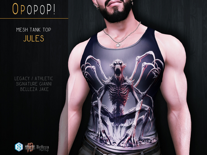 OPOPOP ! Mesh Tank Top JULES V#3