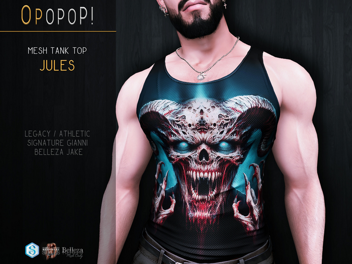 OPOPOP ! Mesh Tank Top JULES V#5