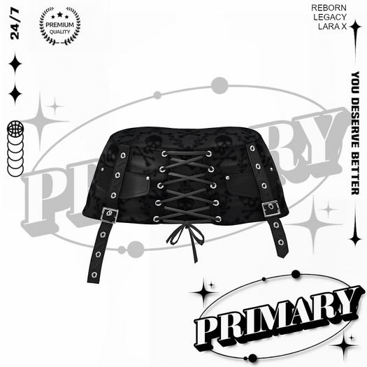 PRIMARY - Delta Mini Skirt BLACK_03