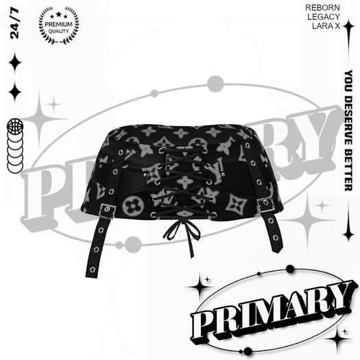 PRIMARY - Delta Mini Skirt BLACK_05