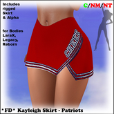 *FD* Kayleigh Skirt [Boxed] Patriots