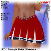 *FD* Georgia Skirt [Boxed] Patriots