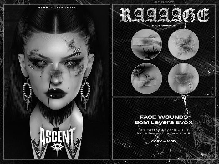 ASCENT - DEMO Rage Face Wounds