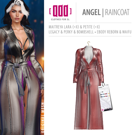 [ADD] Angel Raincoat - Red