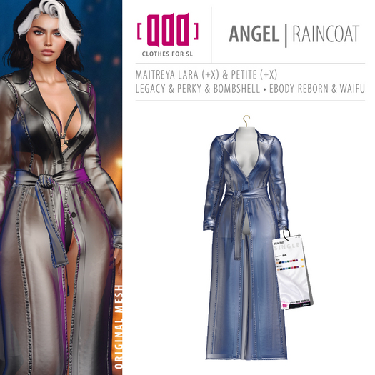 [ADD] Angel Raincoat - Blue