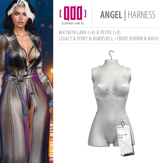 [ADD] Angel Harness - White