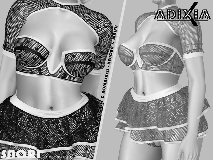 DEMO Saori Set Clothes Fishnet