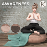 KOPFKINO - Awareness (Teal series) - Meditation Cushion