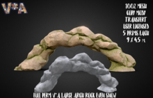 FULL PERM V*A LARGE ARCH ROCK EVEN SNOW
