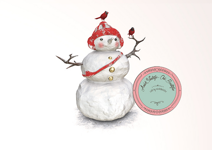 08 MADRAS Snow Dude Decor(3 LI) RARE