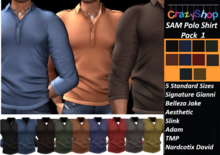 Crazy Sam Polo Shirt Pack 1