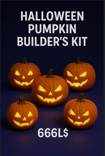 Halloween Pumpkin Builders Kit 