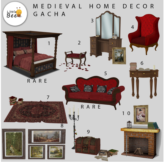 Little Bee Medieval Home Decor  1 RARE