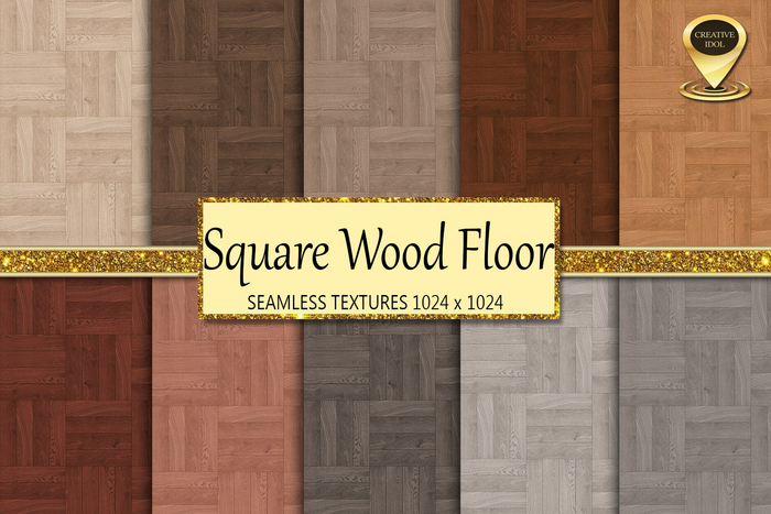 Square Wood Floor Textures