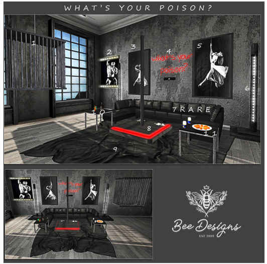 07 Bee Designs Whats your Poison RARE