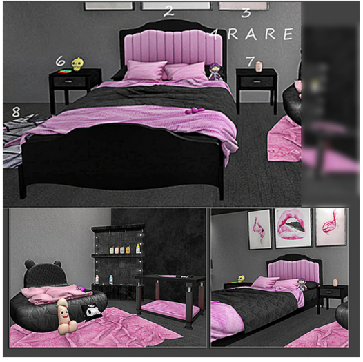 04 Bee Designs Sylvie bedroom RARE