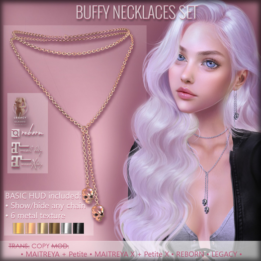 *AvaWay* BUFFY Necklaces Set