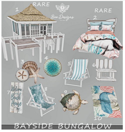 02 Bee Designs Bayside Bungalow RARE