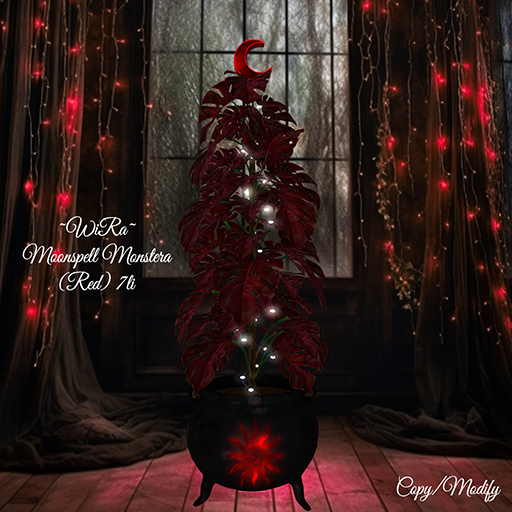 ~WiRa~ Moonspell Monstera (Red) BOX