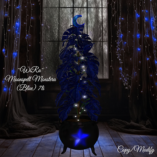 ~WiRa~ Moonspell Monstera (Blue) BOX
