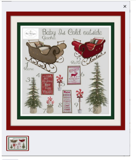 01 Bee designs Baby is Cold Outside  RARE