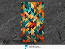 Modern Mosaic Wall Poster – Abstract Geometric Artwork [79]