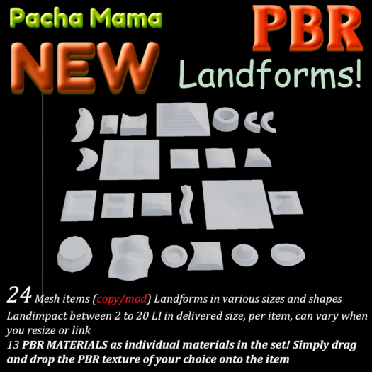 Pacha Mama Landforms PBR